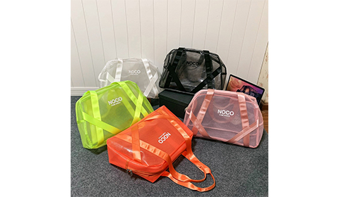 Transparent tote bag Gym Bag Travel Toiletry Case Clear PVC waterproof Luggage Organizer Bag