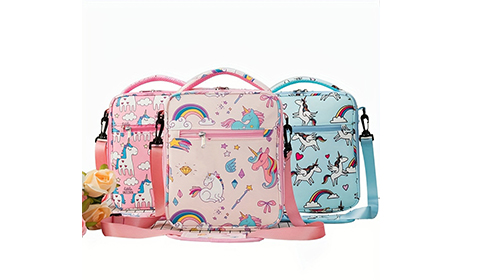 cute lovely kids lunch bag thermal insulated Lunch Box Soft Cooler Bag waterproof lunch handbag with high quality