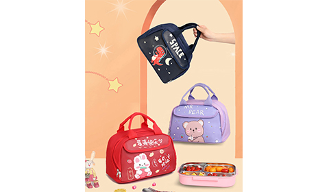 Latest Design Cute Animals lunch bag Kids Popular thermal insulated Food Tote Lunch Cooler Bag Waterproof Picnic Cooler Bag