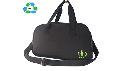 RPET portable lightweight  polyester Durable travel Bag with large capacity and trendy design