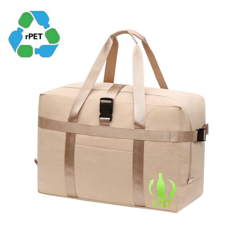 New Design RPET Large Capacity Waterproof Folding Storage Luggage Travel Bag eco-friendly Luggage bag