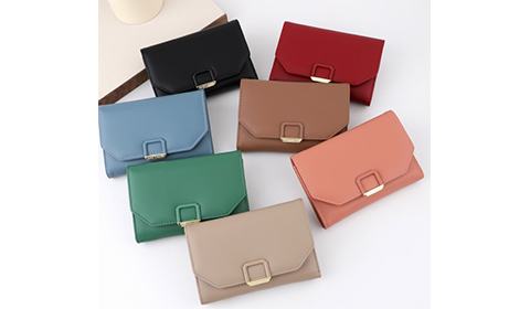 Small Purse Trifold Clutch HandBag Short Mini Wallet Pu Leather Coin Purse Wallet Zipper multi-card wallets