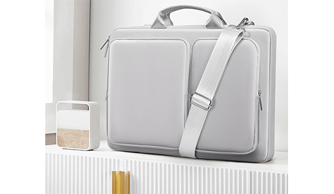 High Quality Modern Leather Laptop Bag handbag Carrying Laptop Sleeve Briefcase with Shoulder Strap
