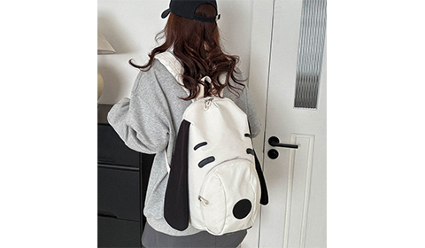 Cute Stereoscopic Cartoon Dog Girl Backpack Casual School Student Bookbag Print Kids Bag Pack Casual Daypack Backpack for Girls