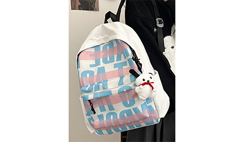 Casual trendy Versatile backpack Cute Large Capacity Instagram Style Book Bag with high quality for ladies