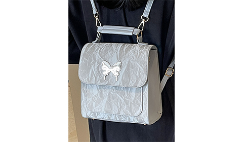 elegant trendy simple casual handbag with niche bow shoulder Chain Underarm Bag One Shoulder Messenger Small Square HandBag