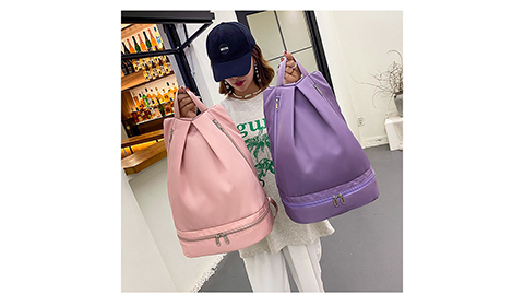 Trendy lightweight Waterproof backpack Fashion sports fitness bag Yoga swim bag dry wet separation shoe position travel bag