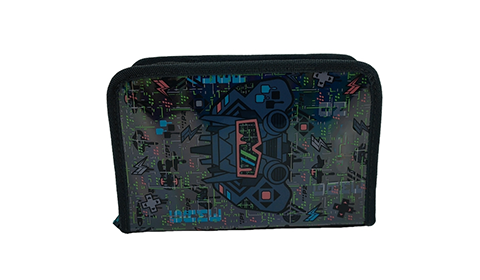 Hot-selling factory wholesale children's folding pencil case with dinosaur storage function pencil case and pencil box