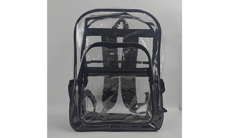 PVC material transparent waterproof large-capacity backpack, Fashionable and  Casual, Visible backpack