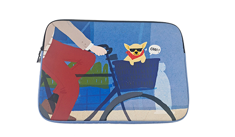 Fashionable Cartoon Design Modern Portable Laptop Bag Custom Logo Waterproof Computer Protective Cover