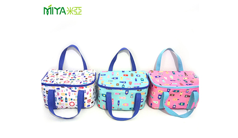 Cute lunch box bag, aluminum foil student lunch bag, office worker lunch bag, large capacity portable outdoor insulated bag