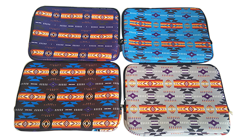 Custom Design Stylish Boho Aztec Print Laptop Bag Computer Cover Neoprene Shock-Proof Thickened