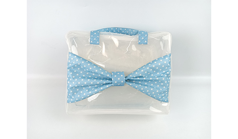 2025 New Summer Transparent Large PVC Makeup Bag Portable Handheld Visible Waterproof Toilet Bag Storage Bag