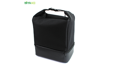 New high-value crossbody lunch box bag, hand-held insulation bag, shoulder strap style bento bag, bring food to work, school, picnic bag