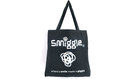 Custom Logo Printed High Quality Reusable Tote Bag Portable Shopping Bag