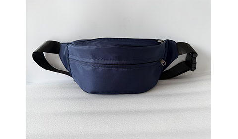 Fashionable Unisex Double Zipper Waist Bag, Large-Capacity Dumpling-Shaped Bag