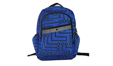 Reflective Backpack School Bag - Ins Trendy Street Style Large Flap Side Pocket Casual Rucksack Personal Protection